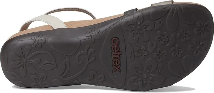 Aetrex Gabby Women's Sandals Stone : EU 35 (US Women's 5-5.5) M (B), Synthetic - Image 3