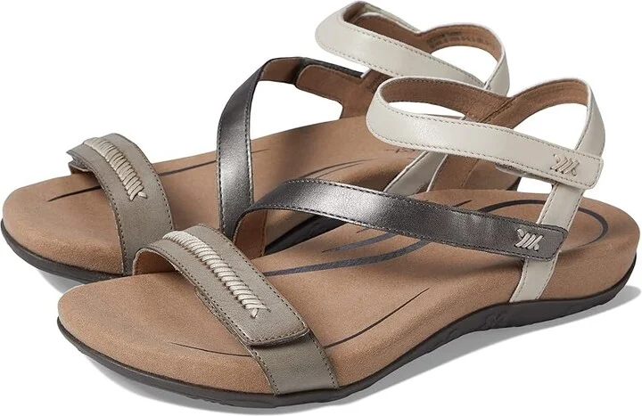 Aetrex Gabby Women's Sandals Stone : EU 35 (US Women's 5-5.5) M (B), Synthetic