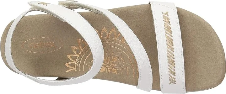 Aetrex Gabby Women's Sandals White : EU 36 (US Women's 6-6.5) M (B), Synthetic - Image 3