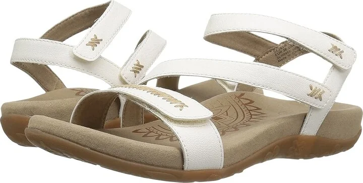 Aetrex Gabby Women's Sandals White : EU 36 (US Women's 6-6.5) M (B), Synthetic
