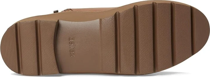 Aetrex Hannah Women's Flat Shoes Tan : EU 42 (US Women's 10.5-11) M (B), Leather/Rubber/Textile - Image 3
