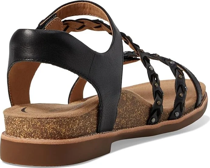 Aetrex Jenn Women's Sandals Black : EU 41 (US Women's 10) M (B), Leather/Suede - Image 4