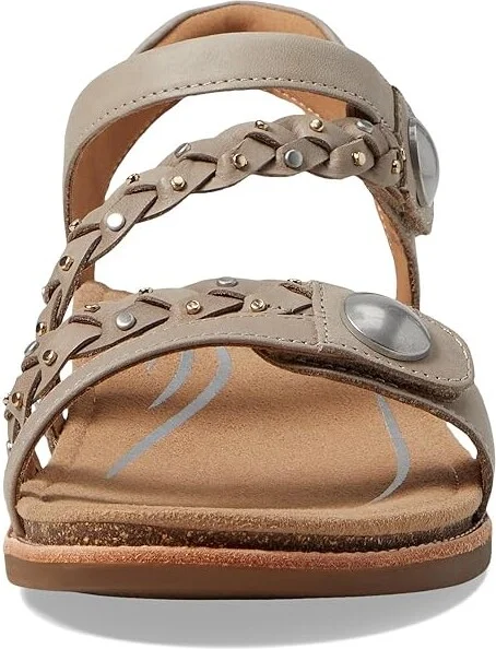 Aetrex Jenn Women's Sandals Taupe : EU 42 (US Women's 10.5-11) M (B), Leather/Suede - Image 2
