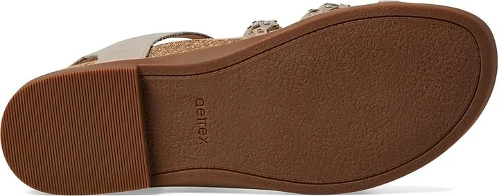 Aetrex Jenn Women's Sandals Taupe : EU 42 (US Women's 10.5-11) M (B), Leather/Suede - Image 3