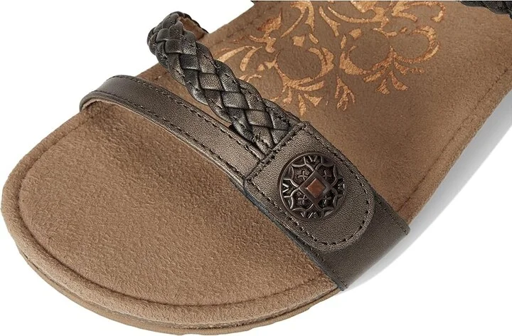 Aetrex Jillian Quarter Strap Women's Sandals Bronze : 5.5 M (B), Leather - Image 8