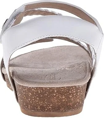 Aetrex Jillian Quarter Strap Women's Sandals White : 5 M (B), Leather - Image 5