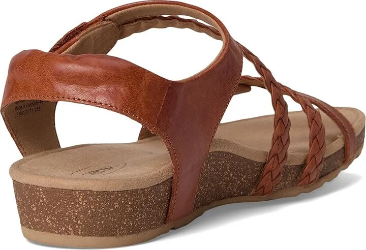 Aetrex Jillian Women's Flat Shoes Cognac : 10 M (B), Leather - Image 4