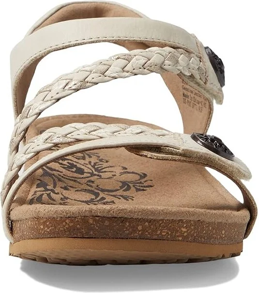 Aetrex Jillian Women's Flat Shoes Ivory : 5 M (B), Leather - Image 2