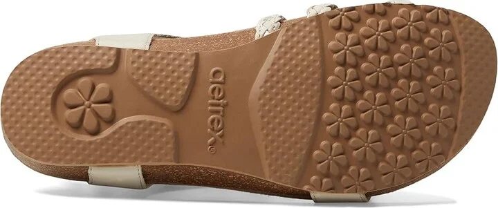 Aetrex Jillian Women's Flat Shoes Ivory : 5 M (B), Leather - Image 3