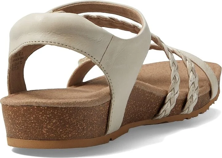 Aetrex Jillian Women's Flat Shoes Ivory : 5 M (B), Leather - Image 4