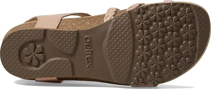 Aetrex Jillian Women's Flat Shoes Rose : 10 M (B), Leather - Image 3