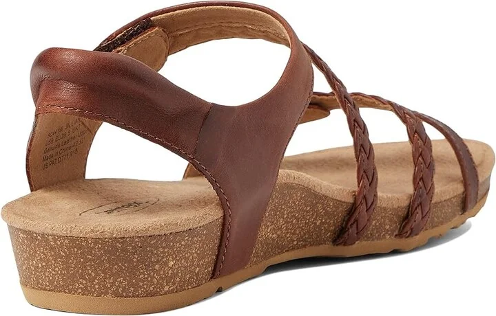 Aetrex Jillian Women's Flat Shoes Walnut : 5 M (B), Leather - Image 4