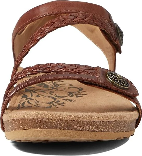 Aetrex Jillian Women's Flat Shoes Walnut : 5 M (B), Leather - Image 5