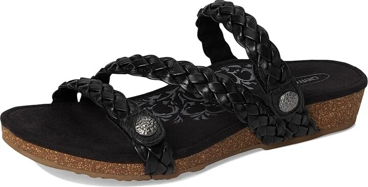 Aetrex Josie Women's Shoes Black : 9.5 M (B), Leather - Image 5