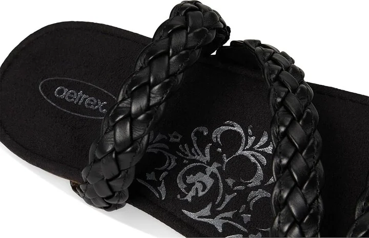 Aetrex Josie Women's Shoes Black : 9.5 M (B), Leather - Image 7
