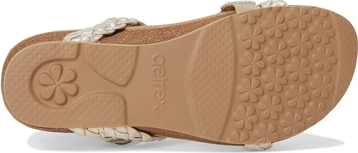Aetrex Josie Women's Shoes Champagne : 8 M (B), Leather - Image 3
