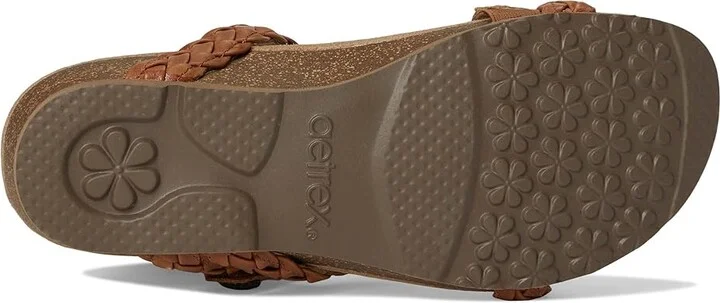 Aetrex Josie Women's Shoes Ginger : 6.5 M (B), Leather - Image 3
