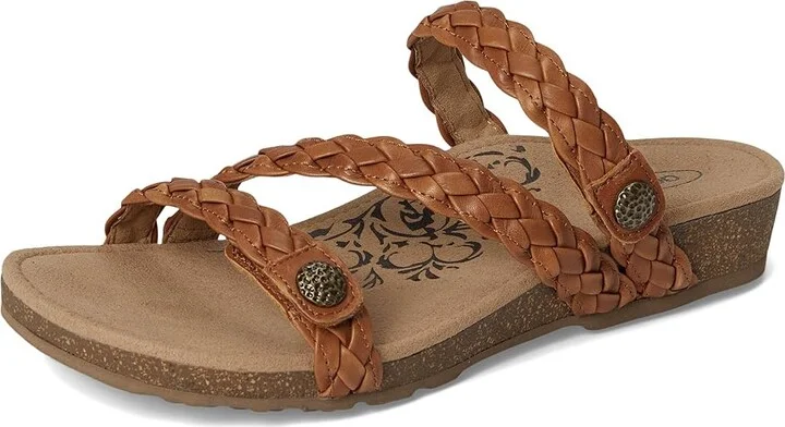 Aetrex Josie Women's Shoes Ginger : 6.5 M (B), Leather - Image 5
