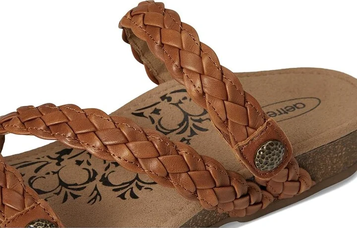 Aetrex Josie Women's Shoes Ginger : 6.5 M (B), Leather - Image 7