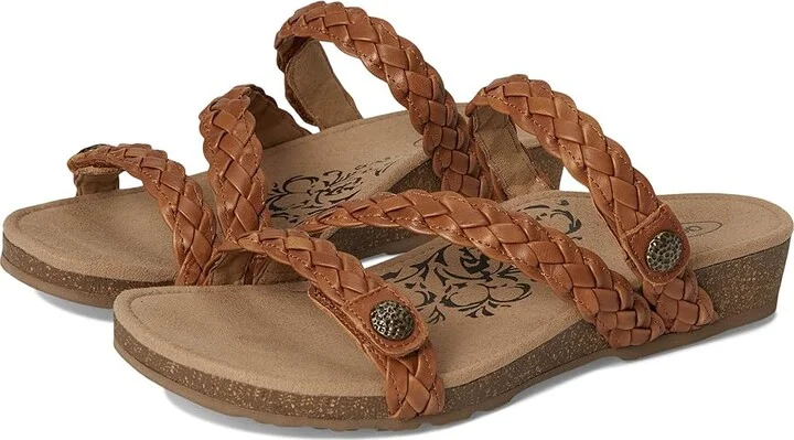 Aetrex Josie Women's Shoes Ginger : 6.5 M (B), Leather