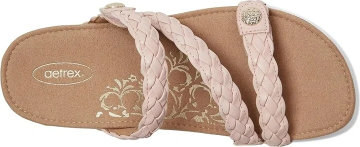 Aetrex Josie Women's Shoes Rose : 7.5 M (B), Leather - Image 2