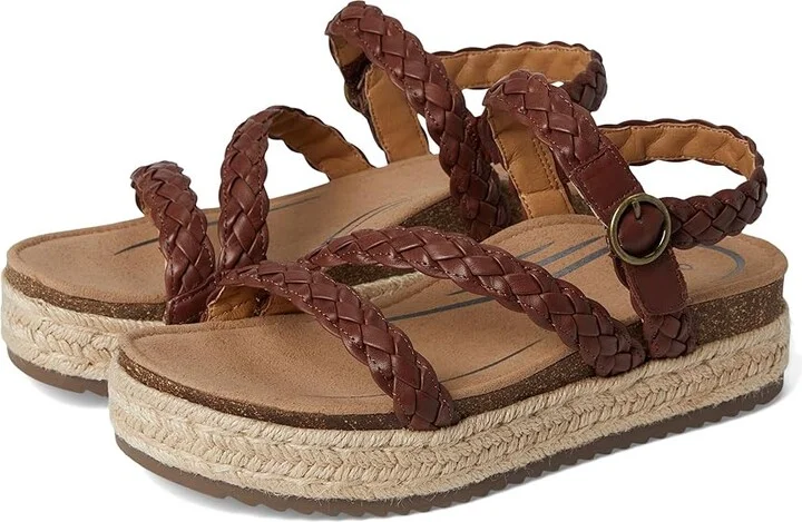Aetrex Julia Women's Maryjane Shoes Walnut : EU 37 (US Women's 7) M (B), Leather