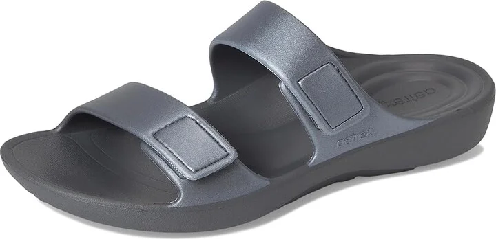 Aetrex Kaia Women's Sandals Pewter : 10 M (B), Synthetic - Image 5
