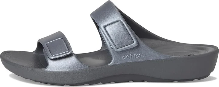 Aetrex Kaia Women's Sandals Pewter : 10 M (B), Synthetic - Image 6