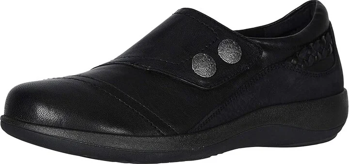 Aetrex Karina Women's Shoes Black : EU 35 (US Women's 5-5.5) M (B), Leather - Image 2