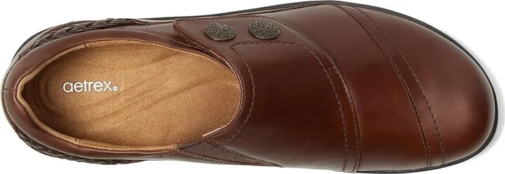 Aetrex Karina Women's Shoes Brown : EU 36 (US Women's 6-6.5) M (B), Leather - Image 2