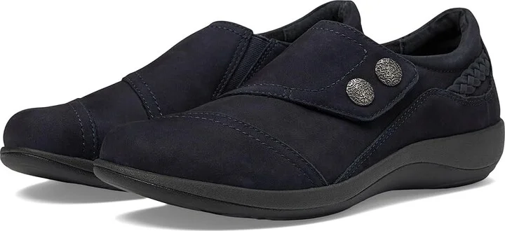 Aetrex Karina Women's Shoes Navy 1 : EU 43 (US Women's 11.5-12) M (B), Leather
