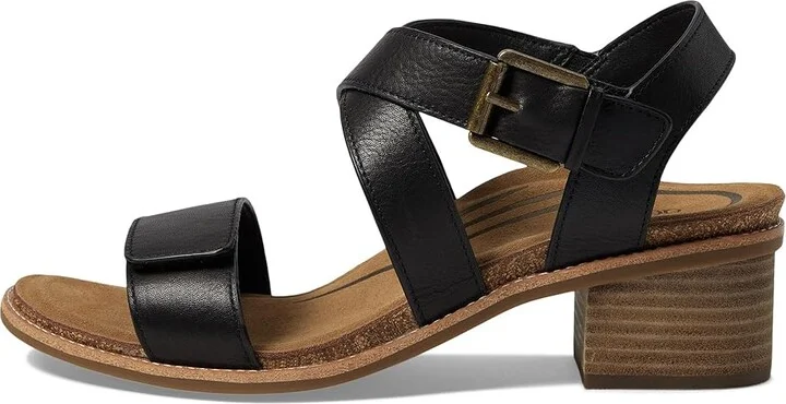 Aetrex Kristin Women's Sandals Black : EU 40 (US Women's 9-9.5) M (B), Leather/Rubber/Suede - Image 5