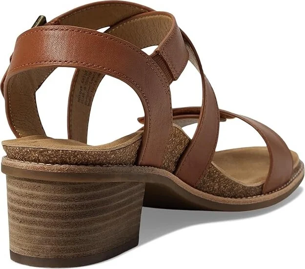 Aetrex Kristin Women's Sandals Cognac : EU 39 (US Women's 8.5) M (B), Leather/Rubber/Suede - Image 4