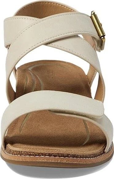 Aetrex Kristin Women's Sandals Ivory : EU 38 (US Women's 7.5-8) M (B), Leather/Rubber/Suede - Image 2