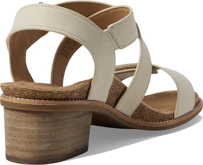 Aetrex Kristin Women's Sandals Ivory : EU 38 (US Women's 7.5-8) M (B), Leather/Rubber/Suede - Image 4