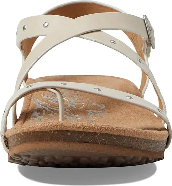 Aetrex Lauren Women's Sandals Ivory : 9 M (B), Leather - Image 2