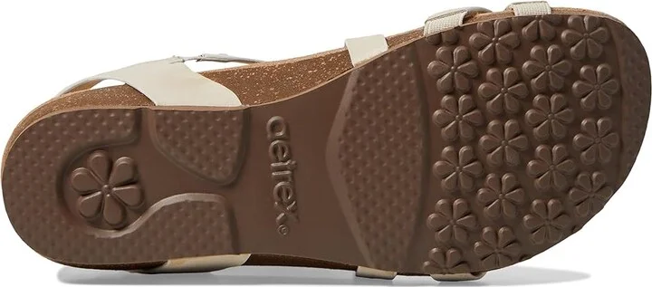Aetrex Lauren Women's Sandals Ivory : 9 M (B), Leather - Image 3
