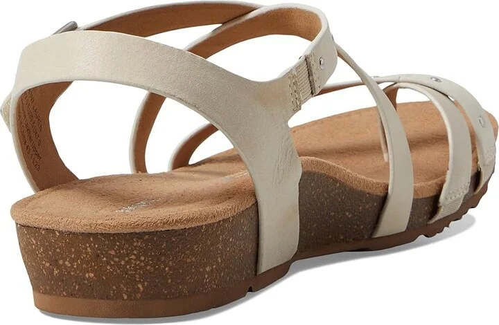 Aetrex Lauren Women's Sandals Ivory : 9 M (B), Leather - Image 4