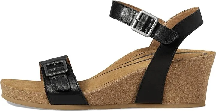 Aetrex Lexa Women's Shoes Black 1 : EU 43 (US Women's 11.5-12) M (B), Leather - Image 5