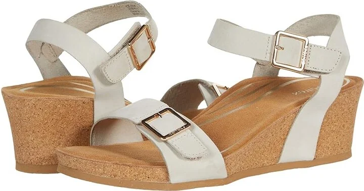 Aetrex Lexa Women's Shoes Ivory : EU 38 (US Women's 7.5-8) M (B), Leather