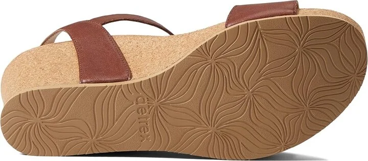Aetrex Lexa Women's Shoes Walnut : EU 36 (US Women's 6-6.5) M (B), Leather - Image 3