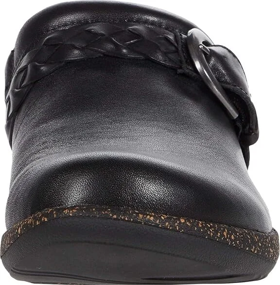 Aetrex Libby Women's Clog Shoes Black : EU 35 (US Women's 5-5.5) M (B), Leather - Image 5