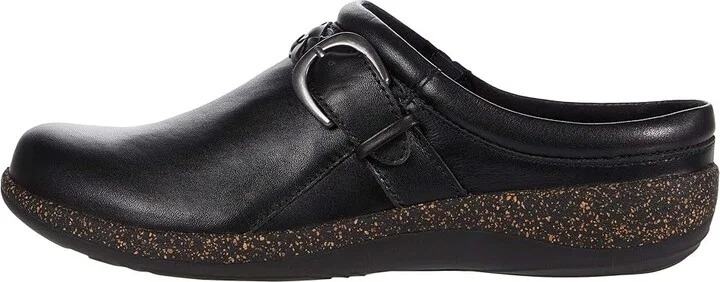 Aetrex Libby Women's Clog Shoes Black : EU 35 (US Women's 5-5.5) M (B), Leather - Image 6
