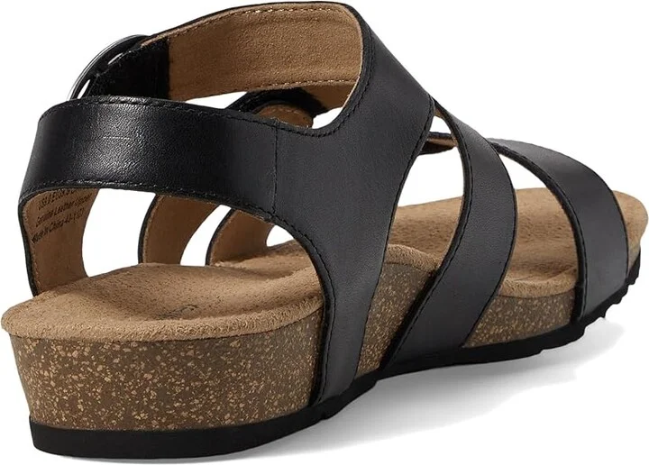 Aetrex Lilly Women's Sandals Black : 6 M (B), Leather - Image 4