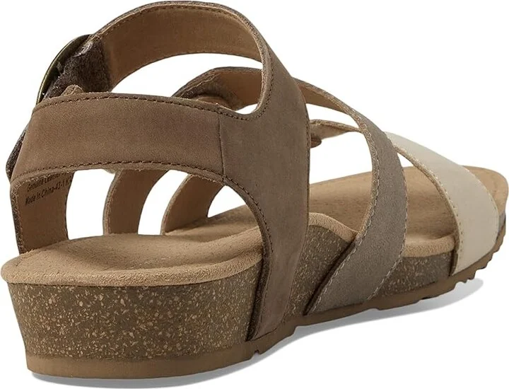 Aetrex Lilly Women's Sandals Taupe : 7.5 M (B), Leather - Image 4