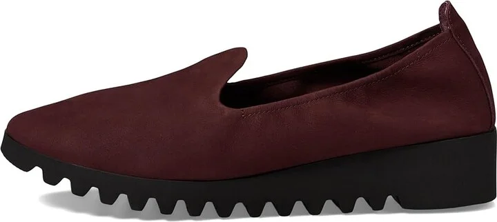 Aetrex Liz Women's Flat Shoes Burgundy : EU 39 (US Women's 8.5) M (B), EVA/Leather/Polyester - Image 6