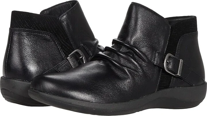 Aetrex Luna Women's Shoes Black : EU 36 (US Women's 6-6.5) W (D), Leather