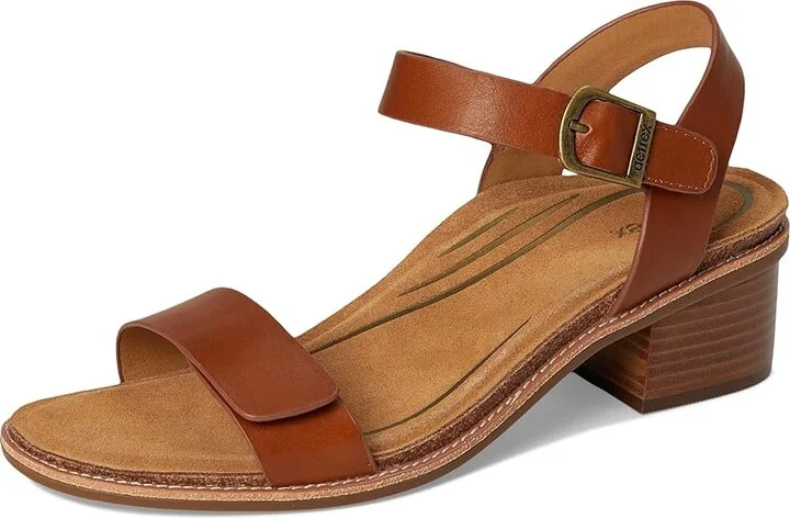 Aetrex Mae Women's Sandals Cognac : EU 37 (US Women's 7) M (B), Leather/Rubber - Image 5