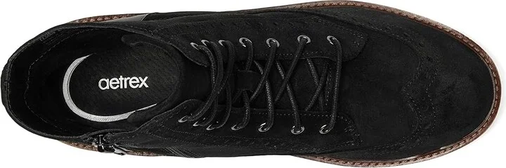Aetrex Margot Women's Flat Shoes Black : EU 41 (US Women's 10) M (B), Suede - Image 2