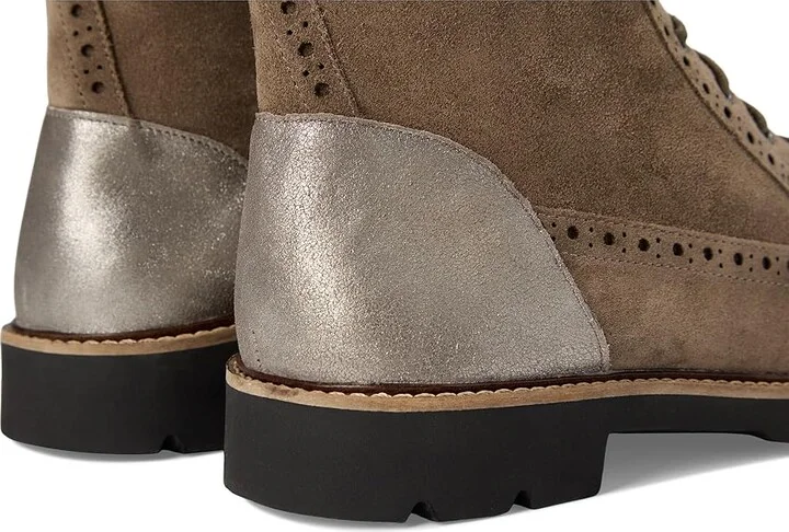 Aetrex Margot Women's Flat Shoes Taupe : EU 38 (US Women's 7.5-8) M (B), Suede - Image 7